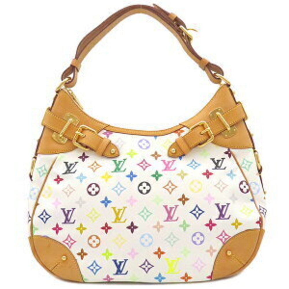 Louis Vuitton Greta Multicolor handbag Blanc White shoulder strap
